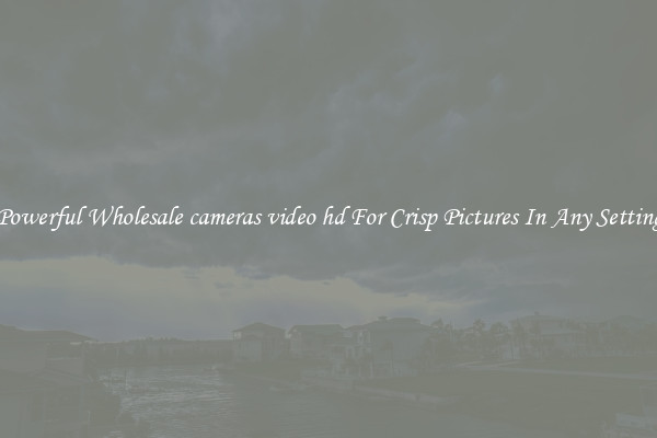 Powerful Wholesale cameras video hd For Crisp Pictures In Any Setting