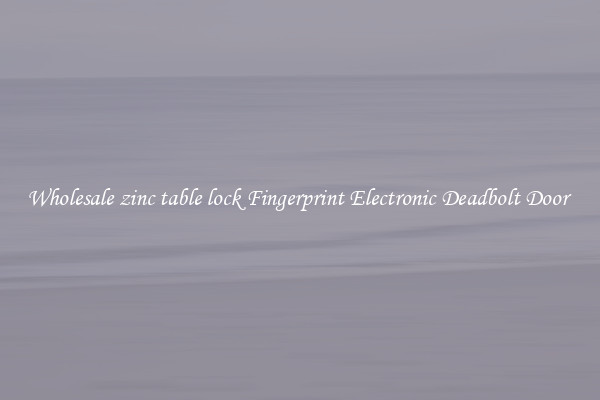 Wholesale zinc table lock Fingerprint Electronic Deadbolt Door 