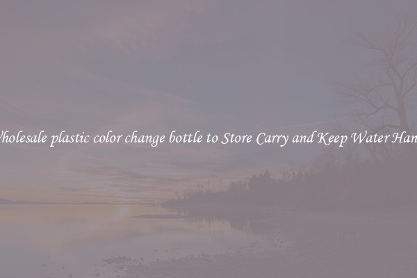 Wholesale plastic color change bottle to Store Carry and Keep Water Handy