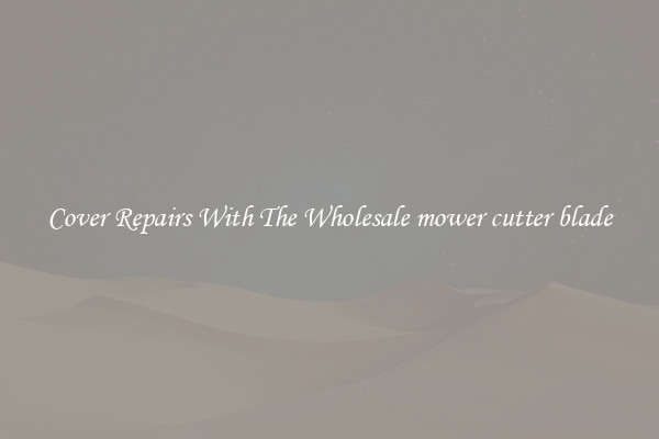  Cover Repairs With The Wholesale mower cutter blade 