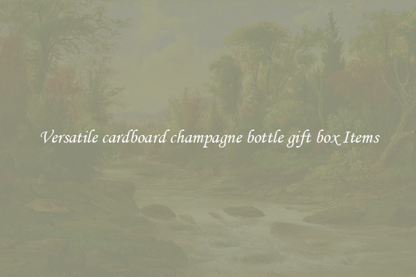 Versatile cardboard champagne bottle gift box Items