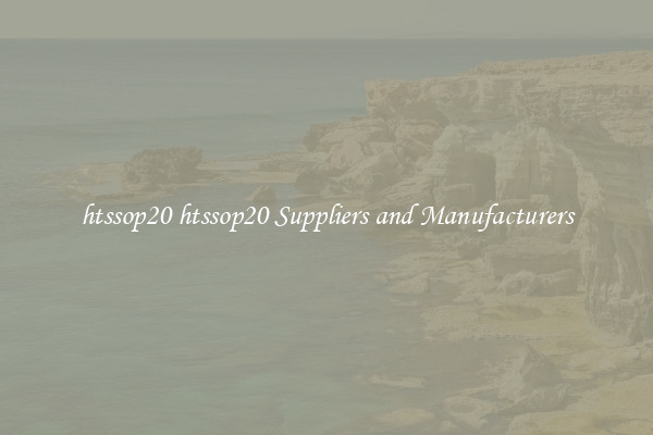 htssop20 htssop20 Suppliers and Manufacturers